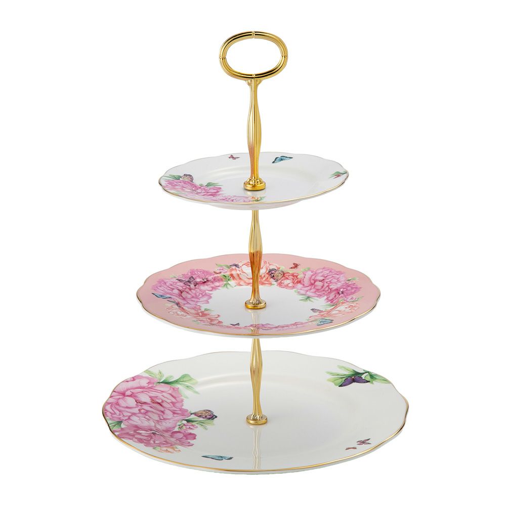 ロイヤル・アルバート ミランダ・カー フレンドシップ 3段ケーキスタンド