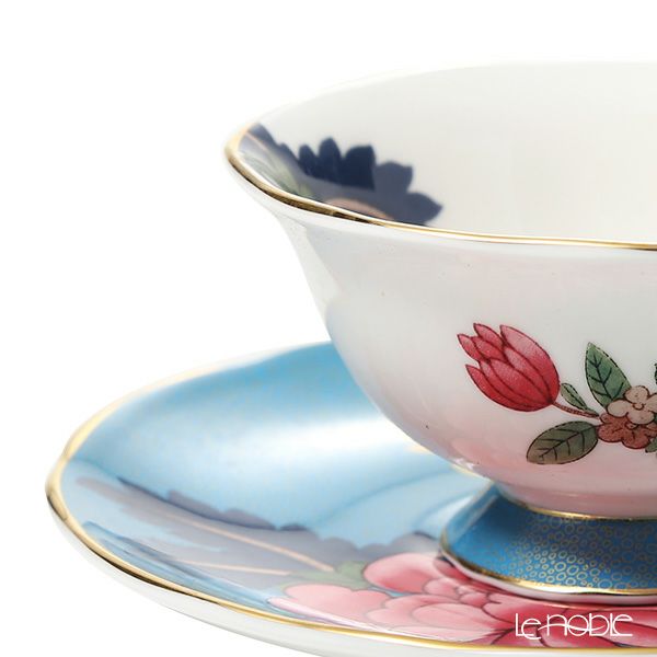ウェッジウッド（Wedgwood） ワンダーラスト サファイア ガーデン ティーカップ＆ソーサー