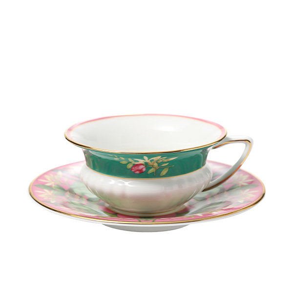 ウェッジウッド（Wedgwood） ワンダーラスト ピンクロータス ティーカップ＆ソーサー