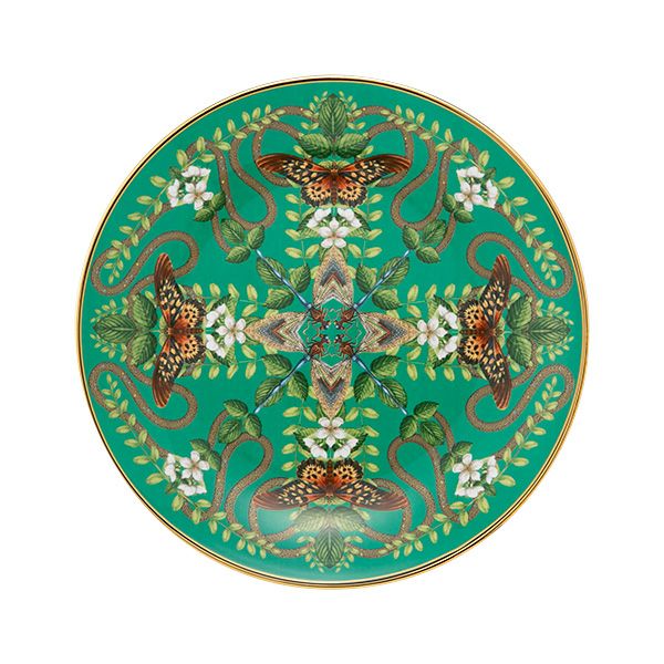ウェッジウッド（Wedgwood） ワンダーラスト エメラルドフォレスト プレート 20cm
