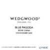 ウェッジウッド（Wedgwood） ワンダーラスト ブルーパゴダ プレート 20cm