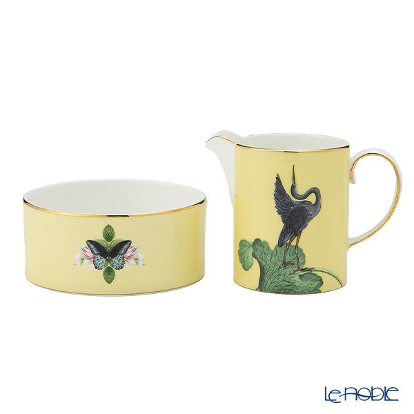 ウェッジウッド（Wedgwood） ワンダーラスト ウォーターリリー シュガー ＆ クリーマー セット