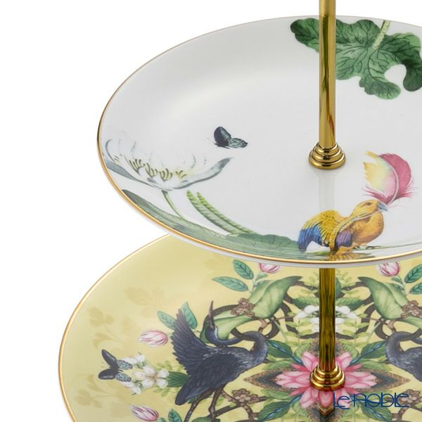 ウェッジウッド（Wedgwood） ワンダーラスト ウォーターリリー 3段ケーキスタンド 組立式