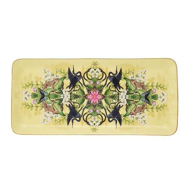 ウェッジウッド（Wedgwood） ワンダーラスト ウォーターリリー サンドイッチトレイ 34cm