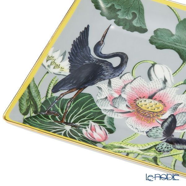 ウェッジウッド（Wedgwood） ワンダーラスト ウォーターリリー スクエアトレイ 14.5cm