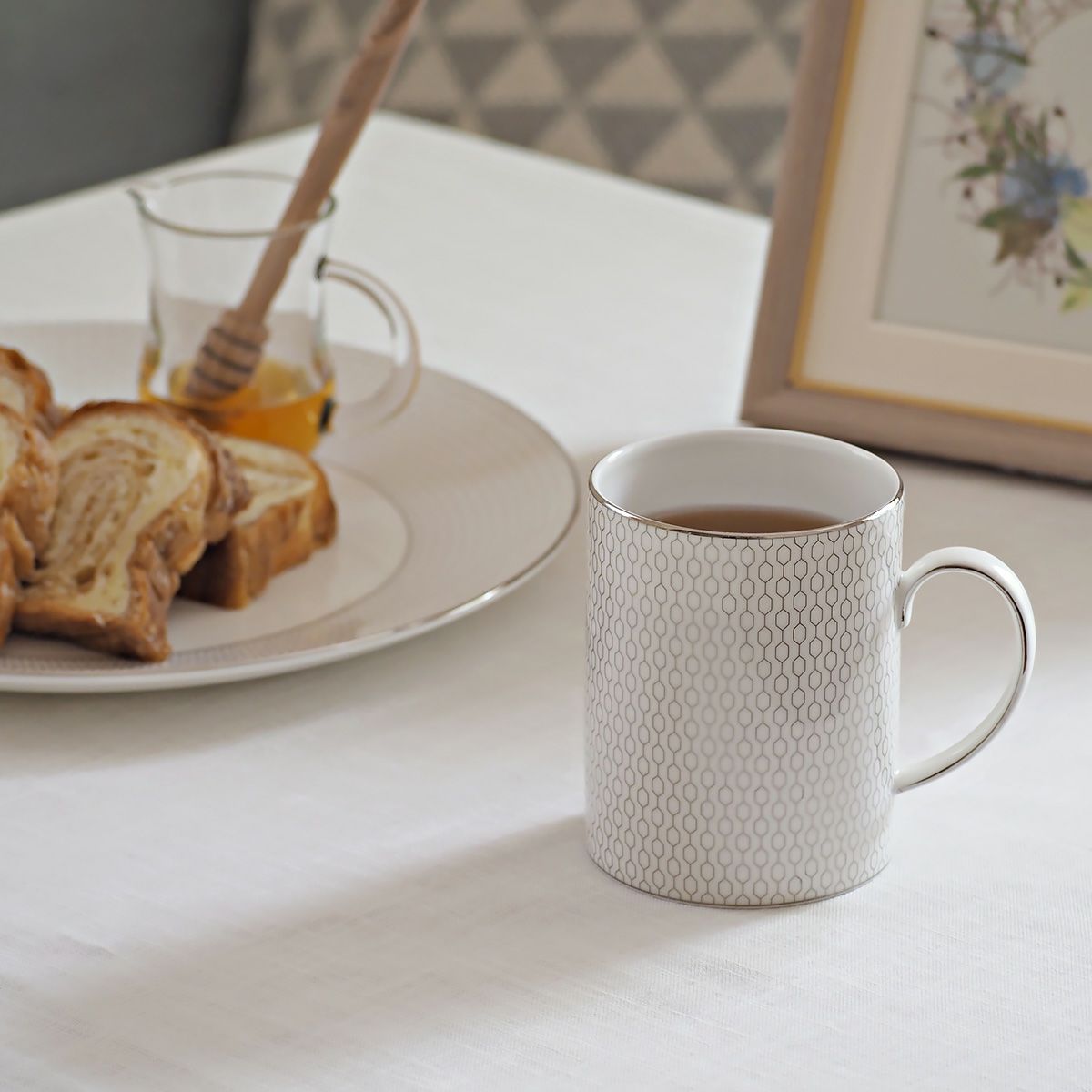 ウェッジウッド（Wedgwood） ジオ プラチナ マグカップ 350ml