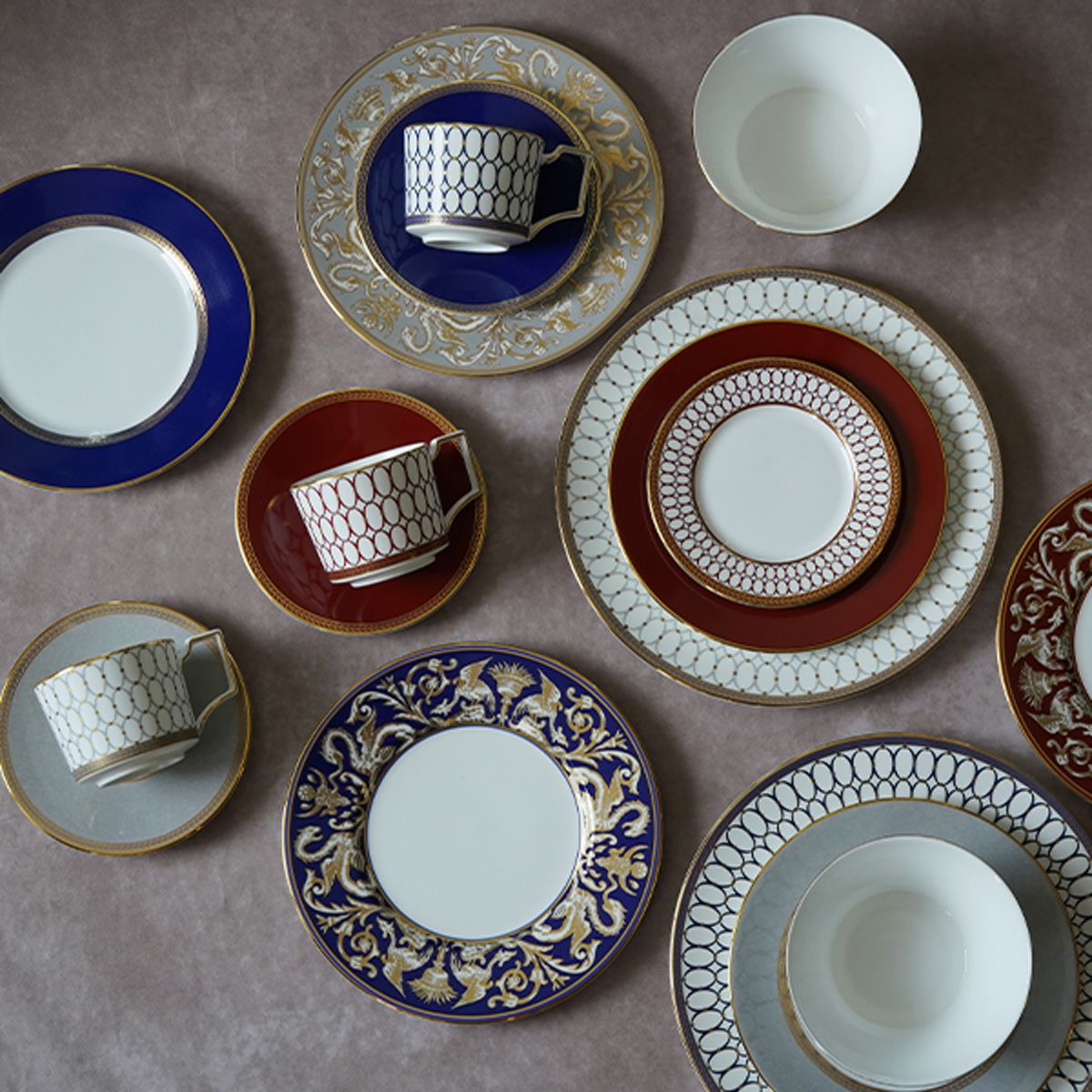 ウェッジウッド（Wedgwood） ルネッサンス グレイ（グレー） プレート 20cm