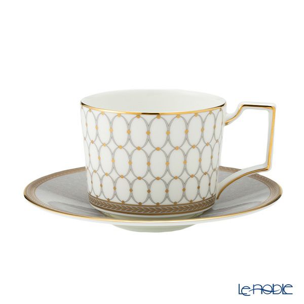 ウェッジウッド（Wedgwood） ルネッサンス グレイ（グレー） ティーカップ＆ソーサー 250ml