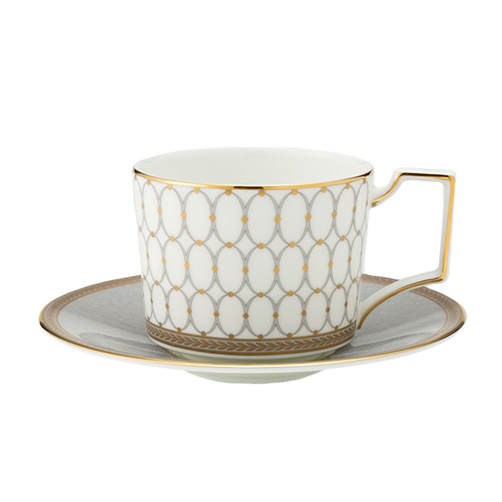 ウェッジウッド（Wedgwood） ルネッサンス グレイ（グレー） ティーカップ＆ソーサー 250ml