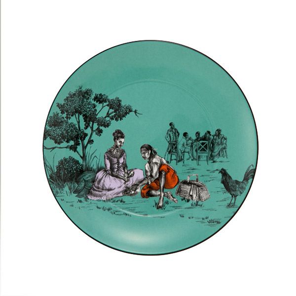 ウェッジウッド（Wedgwood） シーラ・ブリッジス アクセントプレート ピクニック 20cm
