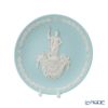 ウェッジウッド（Wedgwood）ジャスパー ライトターコイズ イヤープレート 17cm ポセイドン 2024年／令和6年【プレートスタンド、プレートハンガー付き】