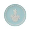 ウェッジウッド（Wedgwood）ジャスパー ライトターコイズ イヤープレート 17cm ポセイドン 2024年／令和6年【プレートスタンド、プレートハンガー付き】