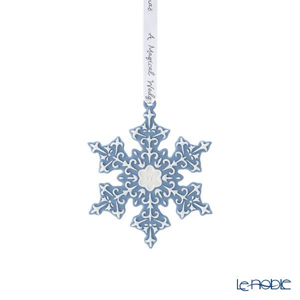 ウェッジウッド（Wedgwood） ホリデイ オーナメント スノーフレーク ブルー