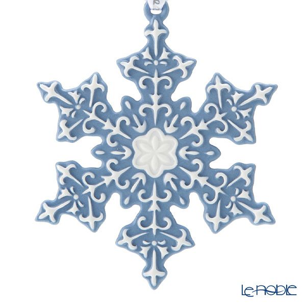 ウェッジウッド（Wedgwood） ホリデイ オーナメント スノーフレーク ブルー