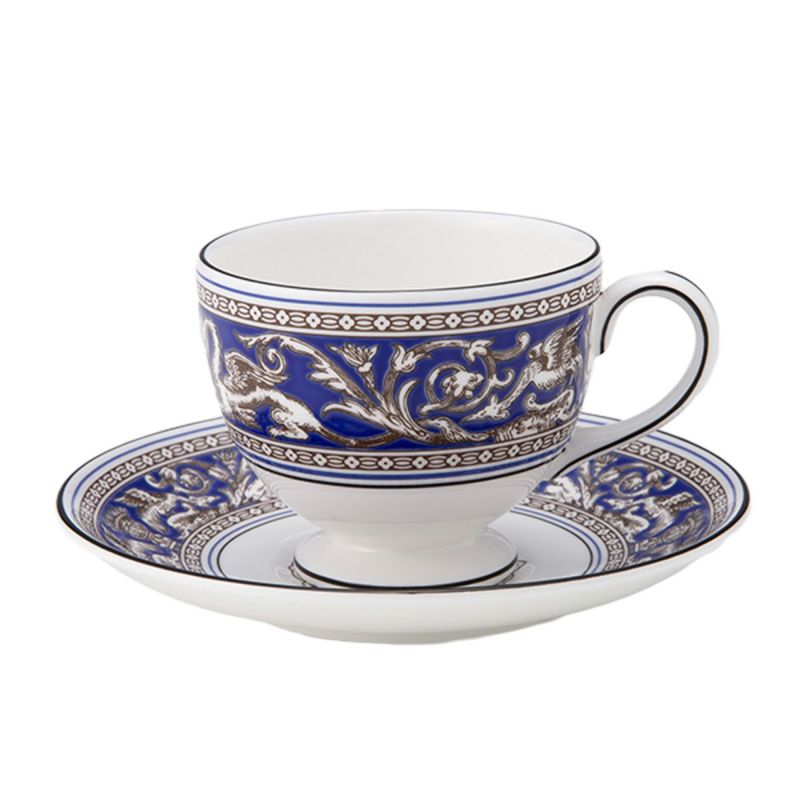 ウェッジウッド（Wedgwood） フロレンティーン マリン ティーカップ＆ソーサー（リー）200ml