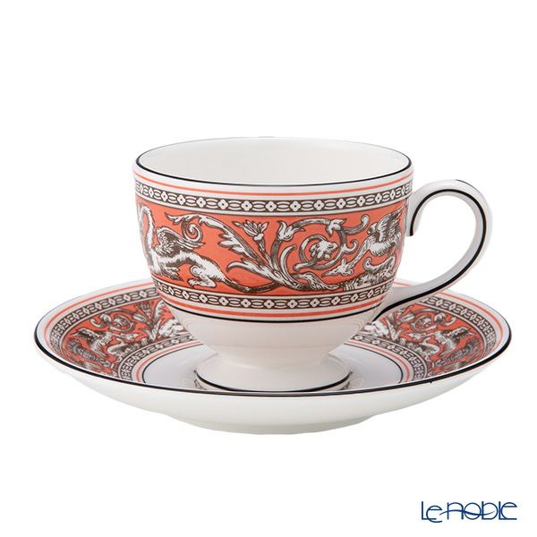 ウェッジウッド（Wedgwood） フロレンティーン サーモン ティーカップ＆ソーサー（リー）200ml