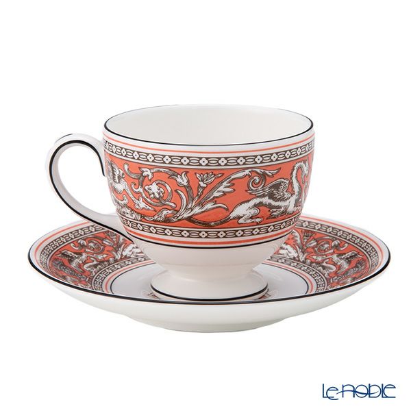 ウェッジウッド（Wedgwood） フロレンティーン サーモン ティーカップ＆ソーサー（リー）200ml
