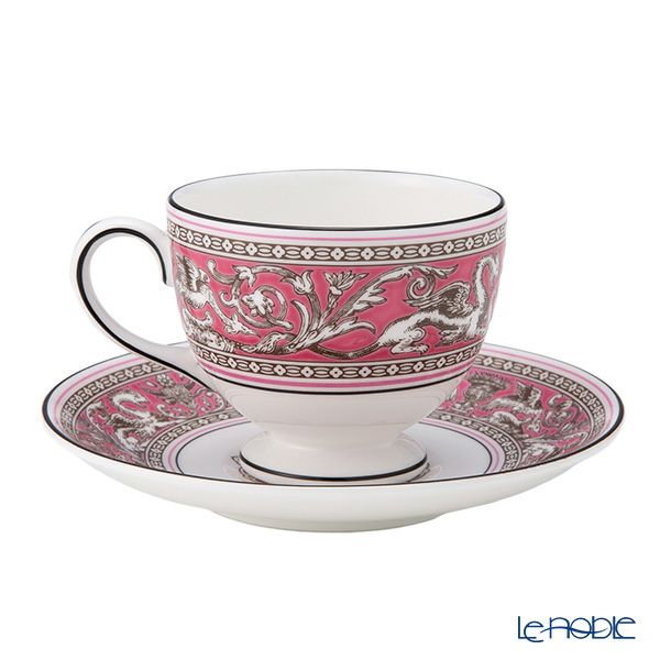 ウェッジウッド（Wedgwood） フロレンティーン フューシャ ティーカップ＆ソーサー（リー）200ml