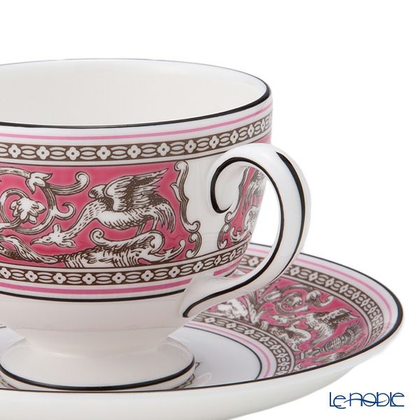ウェッジウッド（Wedgwood） フロレンティーン フューシャ ティーカップ＆ソーサー（リー）200ml