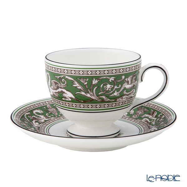 ウェッジウッド（Wedgwood） フロレンティーン ヴェルデ ティーカップ＆ソーサー（リー）200ml