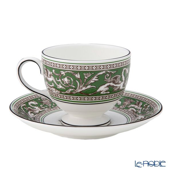 ウェッジウッド（Wedgwood） フロレンティーン ヴェルデ ティーカップ＆ソーサー（リー）200ml