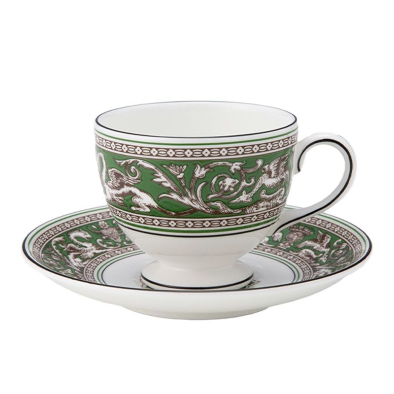 ウェッジウッド（Wedgwood） フロレンティーン ヴェルデ ティーカップ＆ソーサー（リー）200ml