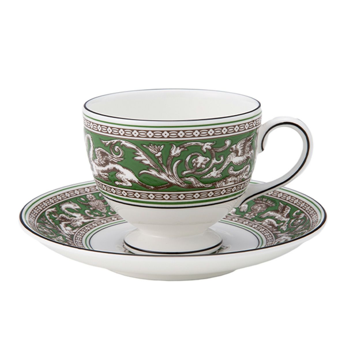 ウェッジウッド（Wedgwood） フロレンティーン ヴェルデ ティーカップ＆ソーサー（リー）200ml