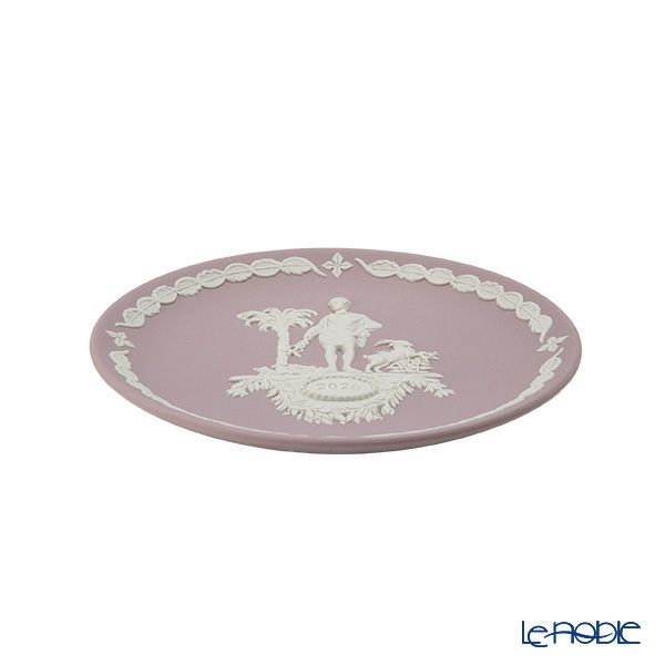 ウェッジウッド（Wedgwood）ジャスパー ライラック イヤープレート 17cm ヘルメス 2026年／令和8年【プレートスタンド、プレートハンガー付き】