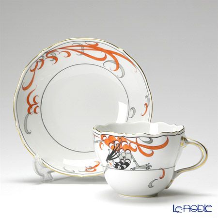 マイセン（Meissen） フェニックス（火の鳥） 701610／00582 コーヒーカップ＆ソーサー 200ml