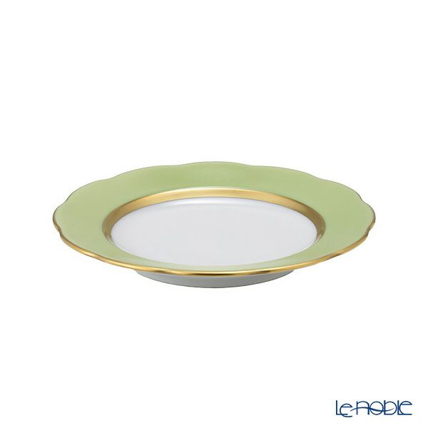 ヘレンド シルクリボン CV03 プレート 12.5cm 20512-0-00 小皿／豆皿（ライトグリーン）