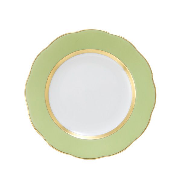ヘレンド シルクリボン CV03 プレート 12.5cm 20512-0-00 小皿／豆皿（ライトグリーン）