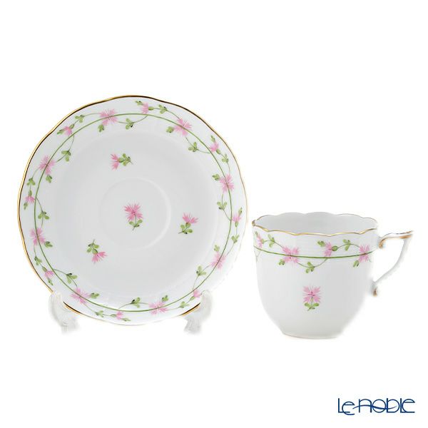 ヘレンド ピンクガーランド PBGP 00706-0-00 コーヒーカップ＆ソーサー 160ml