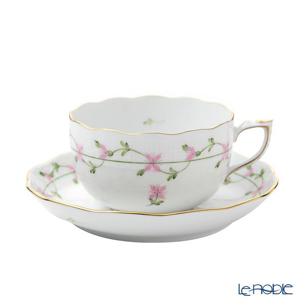 ヘレンド ピンクガーランド PBGP ティーカップ＆ソーサー 200ml 00724-0-00