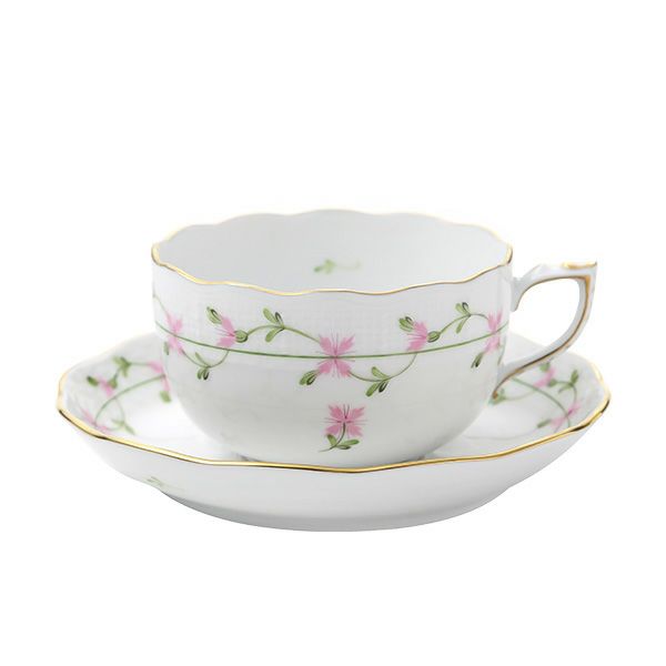 ヘレンド ピンクガーランド PBGP ティーカップ＆ソーサー 200ml 00724-0-00
