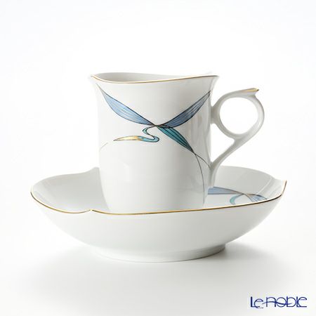 マイセン（Meissen） ウォーターバード ブルー 704610／28582 コーヒーカップ＆ソーサー 180ml