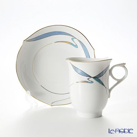 マイセン（Meissen） ウォーターバード ブルー 704610／28582 コーヒーカップ＆ソーサー 180ml