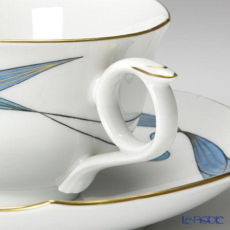 マイセン（Meissen） ウォーターバード ブルー 704610／28633 ティーカップ＆ソーサー 170ml