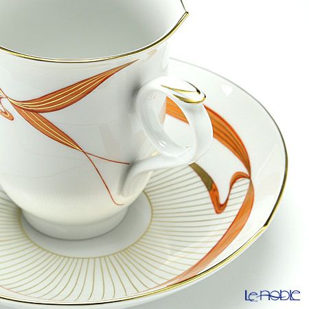 マイセン（Meissen） ウォーターバード レッド 704710／28582 コーヒーカップ＆ソーサー 180ml