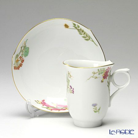 マイセン（Meissen） フローラ 704890／28582 コーヒーカップ＆ソーサー 180ml
