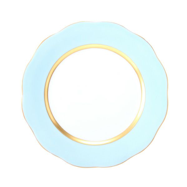 ヘレンド シルクリボン CTQ01 20517-0-00 プレート 19cm ライトブルー