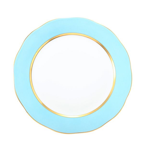 ヘレンド シルクリボン CTQ01 プレート 25cm 20524-0-00（ライトブルー）