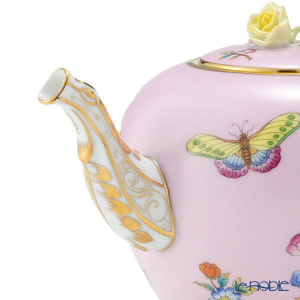 ヘレンド ピンクのヴィクトリア VE-FP1 ティーポット ローズ 800ml 20606-0-09