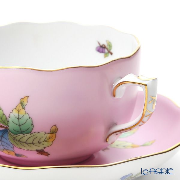 ヘレンド ピンクのヴィクトリア VE-FP1 ティーカップ＆ソーサー 200ml 20724-0-00