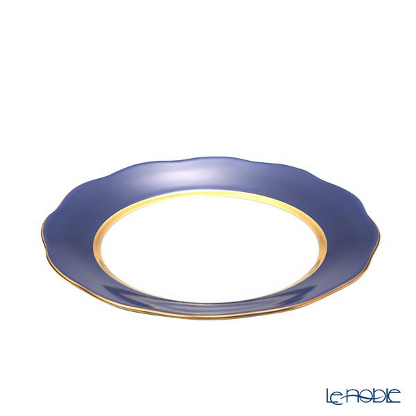 ヘレンド シルクリボン CB02 20517-0-00 プレート 19cm コバルトブルー