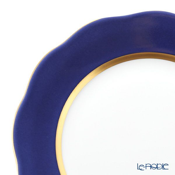 ヘレンド シルクリボン CB02 20517-0-00 プレート 19cm コバルトブルー