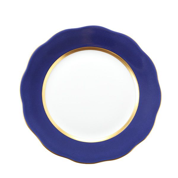 ヘレンド シルクリボン CB02 20517-0-00 プレート 19cm コバルトブルー