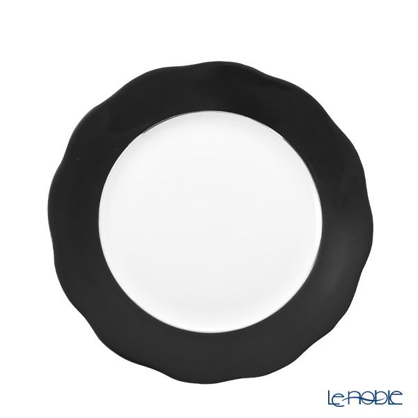 ヘレンド シルクリボン CN01S-PT 20517-0-00 プレート 19cm ブラックプラチナS