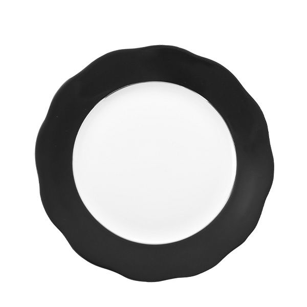 ヘレンド シルクリボン CN01S-PT 20517-0-00 プレート 19cm ブラックプラチナS