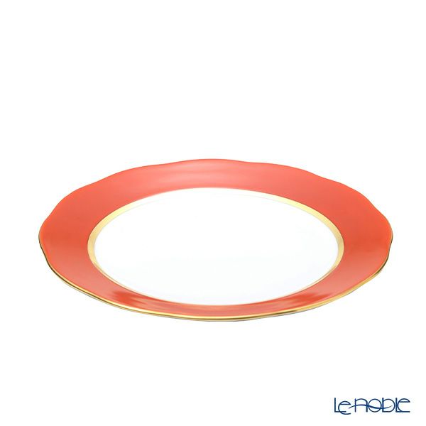 ヘレンド シルクリボン CH3 プレート 25cm レッド 20524-0-00