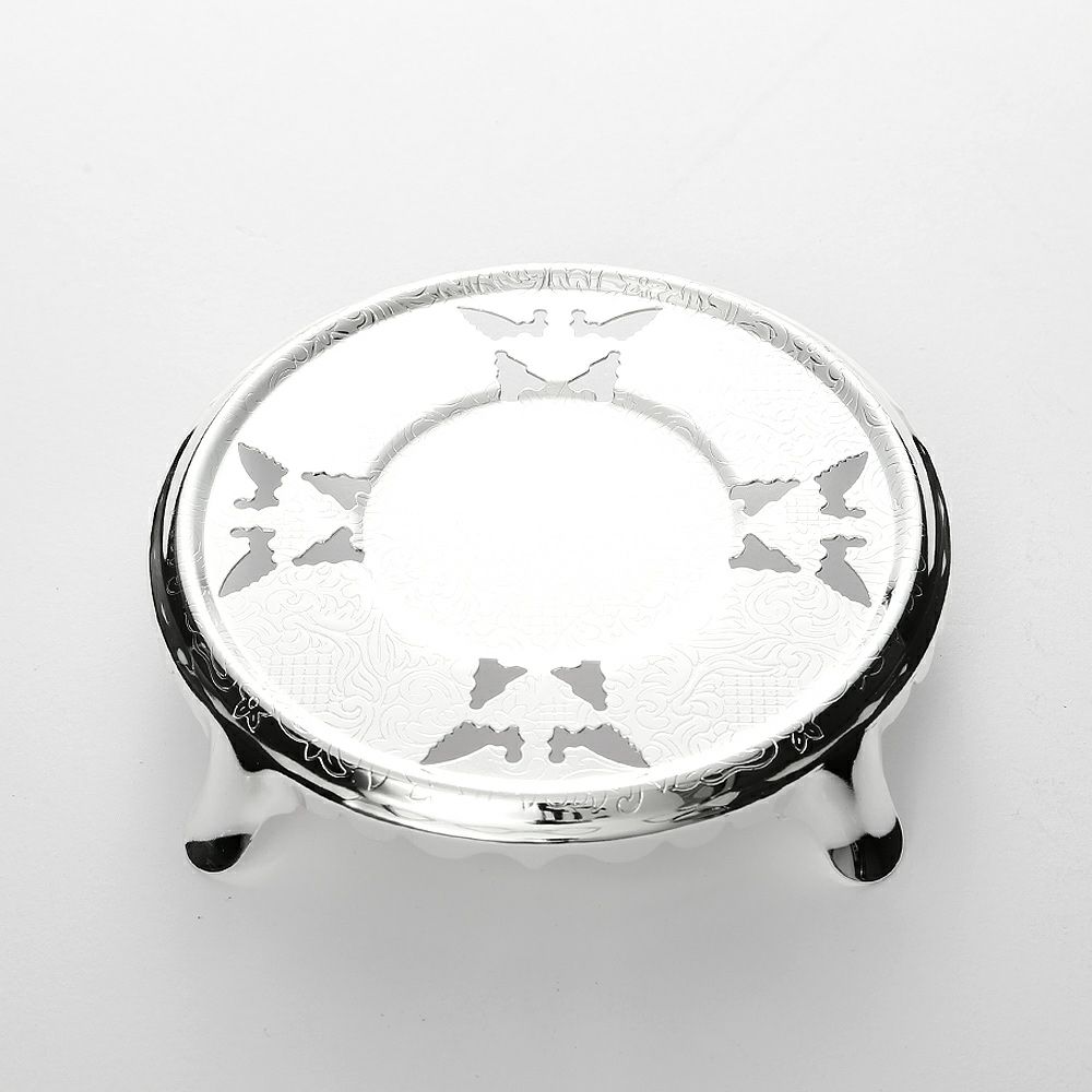 クイーン アン QUEEN ANNE（イギリス製銀メッキ） ティーポットスタンド 0／2012